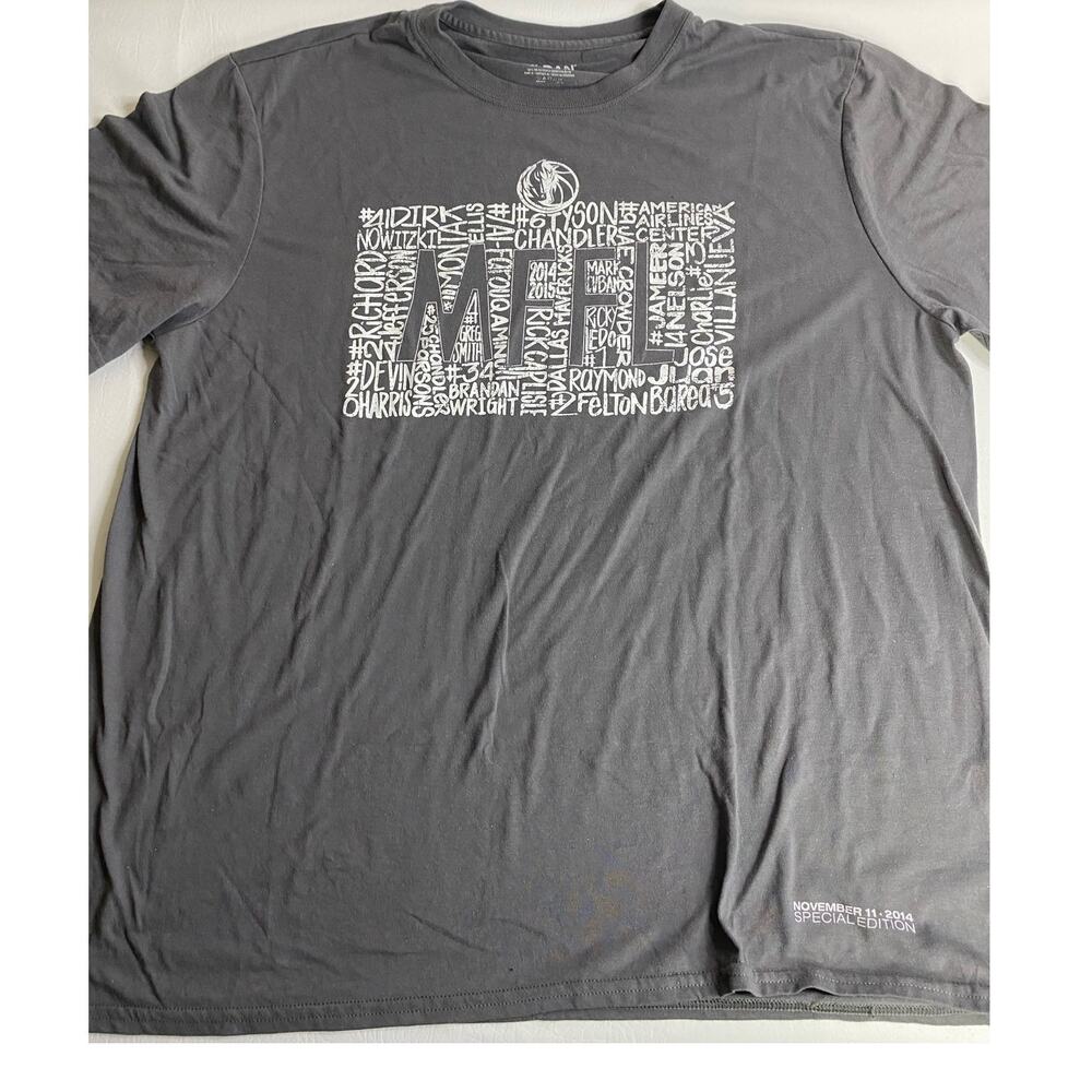 DALLAS Mavericks MFFL Nov 2014 Special Edition Gray Size Large
